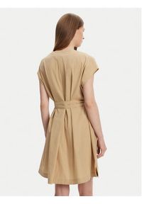 Weekend Max Mara Sukienka codzienna Mitico 2515221132 Beżowy Regular Fit. Okazja: na co dzień. Kolor: beżowy. Materiał: bawełna. Typ sukienki: proste. Styl: casual #2