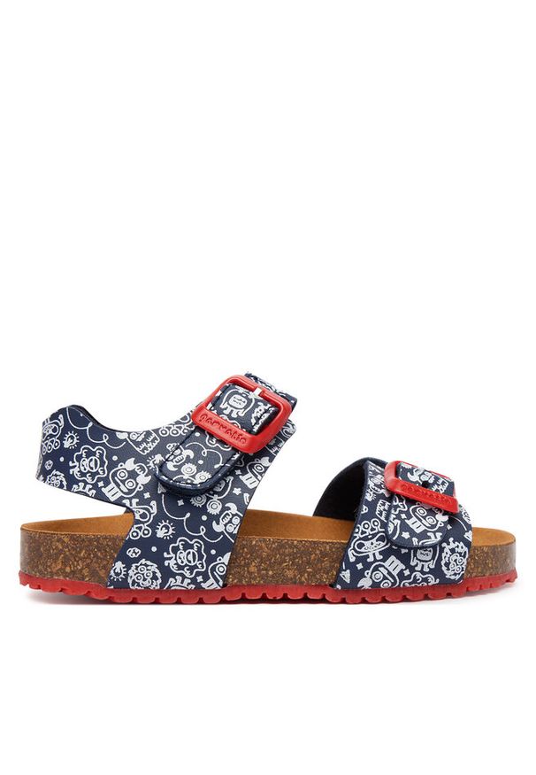 Sandały Garvalin. Kolor: niebieski