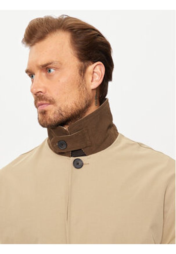 Jack & Jones Płaszcz przejściowy Pilo 12260472 Beżowy Regular Fit. Kolor: beżowy. Materiał: syntetyk