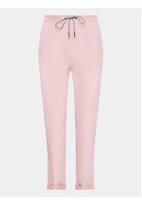 Fabiana Filippi Spodnie materiałowe PADP02W350 Różowy Regular Fit. Kolor: różowy. Materiał: materiał, syntetyk #3