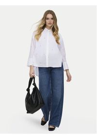 only - ONLY Koszula 15283743 Biały Box Fit. Kolor: biały. Materiał: bawełna #5