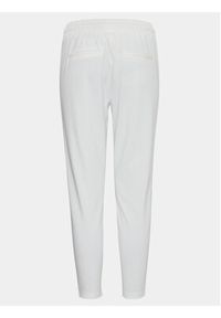 ICHI Spodnie materiałowe 20104757 Biały Slim Fit. Kolor: biały. Materiał: syntetyk #5