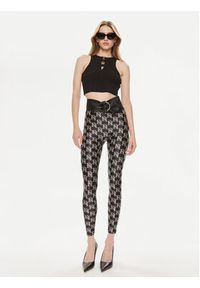 Elisabetta Franchi Legginsy PA-025-41E2 Czarny Slim Fit. Kolor: czarny #2