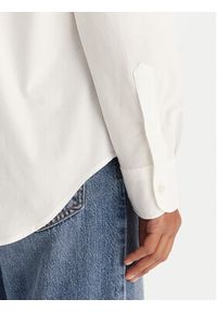 Polo Ralph Lauren Koszula 211941509002 Biały Slim Fit. Typ kołnierza: polo. Kolor: biały. Materiał: bawełna #6