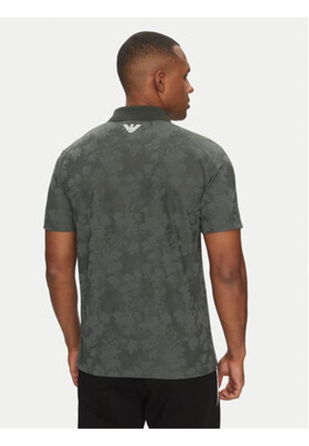 EA7 Emporio Armani Polo 7M000049 AF13917 U8109 Szary Regular Fit. Typ kołnierza: polo. Kolor: szary. Materiał: syntetyk
