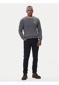 Guess Sweter M4BR30 Z3HM1 Szary Regular Fit. Kolor: szary. Materiał: bawełna #3
