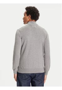Barbour Sweter Half Zip MKN1074GY52 Szary Regular Fit. Kolor: szary. Materiał: bawełna #3