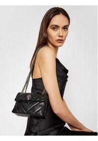 Kurt Geiger Torebka Mini Kensington 1470800109 Czarny. Kolor: czarny. Materiał: skórzane