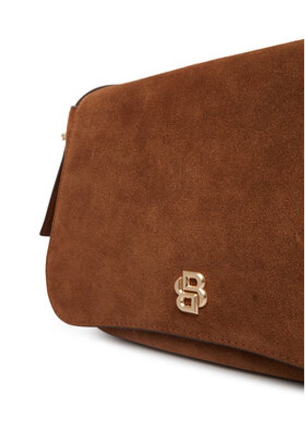 BOSS Torebka Boss Beyond Saddle S 50557963 Brązowy. Kolor: brązowy. Materiał: zamszowe, skórzane