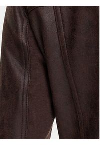 Desigual Kurtka z imitacji skóry Basic 25WWEW43 Brązowy Regular Fit. Kolor: brązowy. Materiał: skóra #5