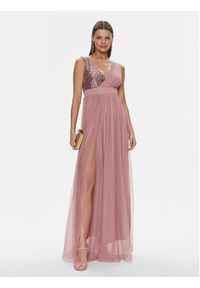 Rinascimento Sukienka wieczorowa CFC0117528003 Różowy Regular Fit. Kolor: różowy. Materiał: syntetyk. Styl: wizytowy #3