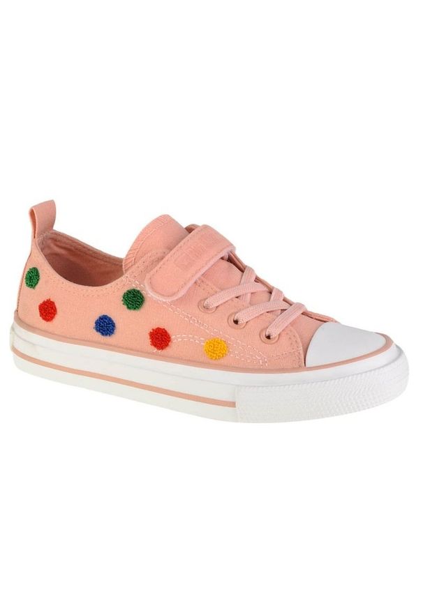 Big-Star - Buty Big Star Shoes Jr JJ374054 różowe. Okazja: na co dzień. Zapięcie: rzepy. Kolor: różowy. Materiał: materiał, guma. Szerokość cholewki: normalna. Styl: casual