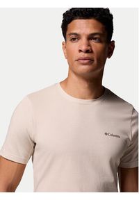 columbia - Columbia T-Shirt Rapid Ridge 1934824 Beżowy Regular Fit. Kolor: beżowy. Materiał: bawełna #5