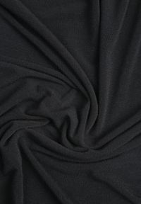 Renee - Czarna Wiskozowa Bluzka Longsleeve Golf z Kaszmirem Vidara. Typ kołnierza: golf. Kolor: czarny. Materiał: wiskoza, kaszmir. Długość rękawa: długi rękaw #5