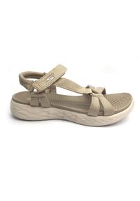 skechers - Buty do chodzenia - sandały damskie Skechers. Zapięcie: rzepy. Materiał: materiał, kauczuk. Sport: turystyka piesza #1