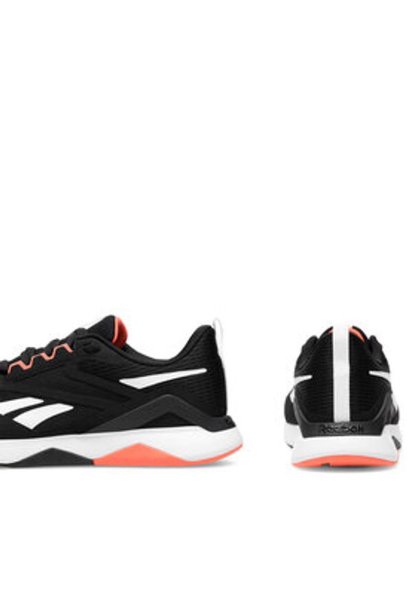 Reebok Buty na siłownię Nanoflex Tr 2 100202644 Czarny. Kolor: czarny. Materiał: materiał. Sport: fitness