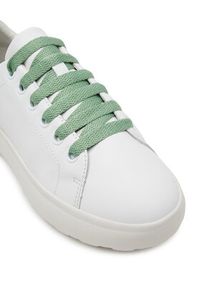 Geox Sneakersy D Spherica Ec4.1 D45TCD 085KY C1548 Biały. Kolor: biały. Materiał: skóra #3