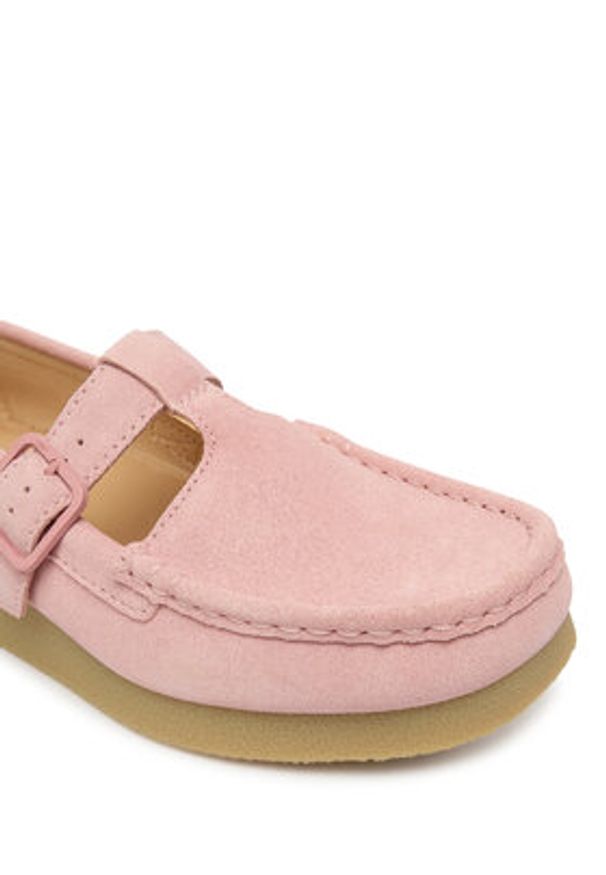 Clarks Półbuty WallabeeEVOBar 26184614 Różowy. Kolor: różowy. Materiał: zamsz, skóra