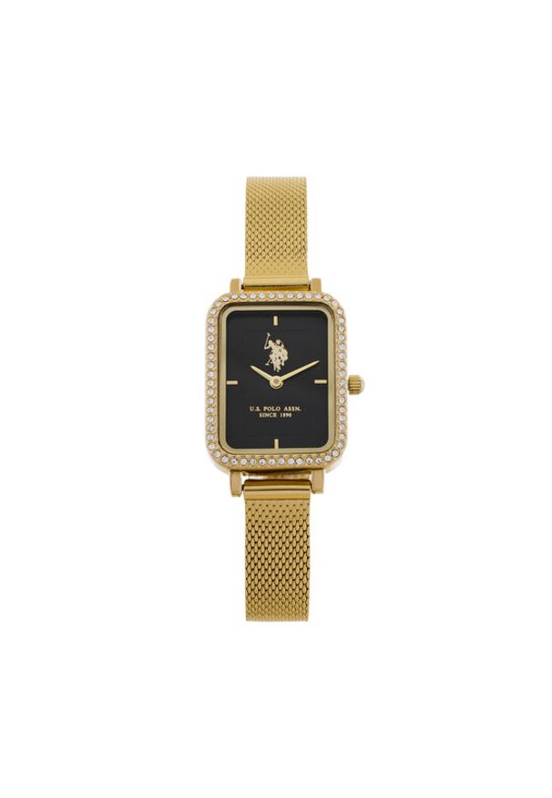 U.S. Polo Assn. Zegarek Odette USP8390BK Złoty. Kolor: złoty