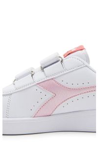 Diadora sneakersy dziecięce Game kolor biały. Nosek buta: okrągły. Zapięcie: rzepy. Kolor: biały. Materiał: guma #3