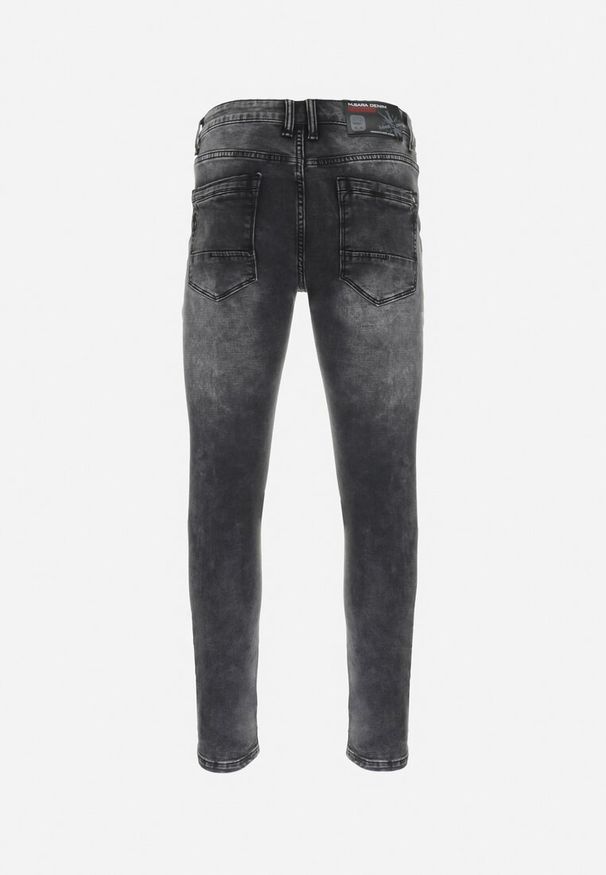 Born2be - Czarne Jeansy Skinny Alidora. Kolor: czarny