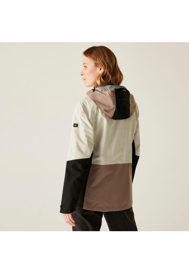 Regatta - Kurtka zimowa damska 3 w 1 Carletta. Kolor: brązowy. Materiał: puch, materiał. Sezon: zima. Sport: turystyka piesza