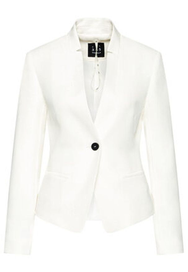 Marella Marynarka Miranda 30410611 Beżowy Regular Fit. Kolor: beżowy. Materiał: syntetyk