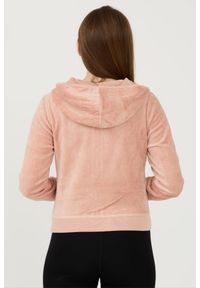 Juicy Couture - JUICY COUTURE Beżowa bluza Heritage Robyn Hoodie. Kolor: beżowy