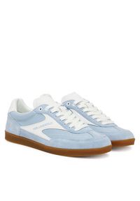 Karl Lagerfeld - KARL LAGERFELD Sneakersy KL63855 Niebieski. Kolor: niebieski. Materiał: skóra, zamsz #4