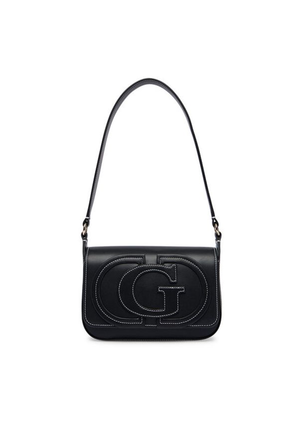 Guess Torebka Ruby HWVG97 40190 Czarny. Kolor: czarny. Materiał: skórzane