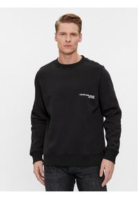 Calvin Klein Jeans Bluza Spray J30J324625 Czarny Regular Fit. Kolor: czarny. Materiał: bawełna, syntetyk #1