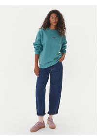 Quiksilver Bluza EQWFT03188 Zielony Oversize. Kolor: zielony. Materiał: bawełna #6