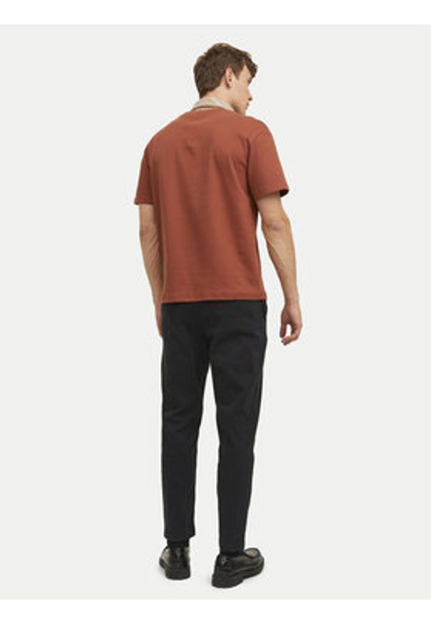 Jack & Jones - Jack&Jones Chinosy Harlow 12242188 Czarny Tapered Fit. Kolor: czarny. Materiał: bawełna