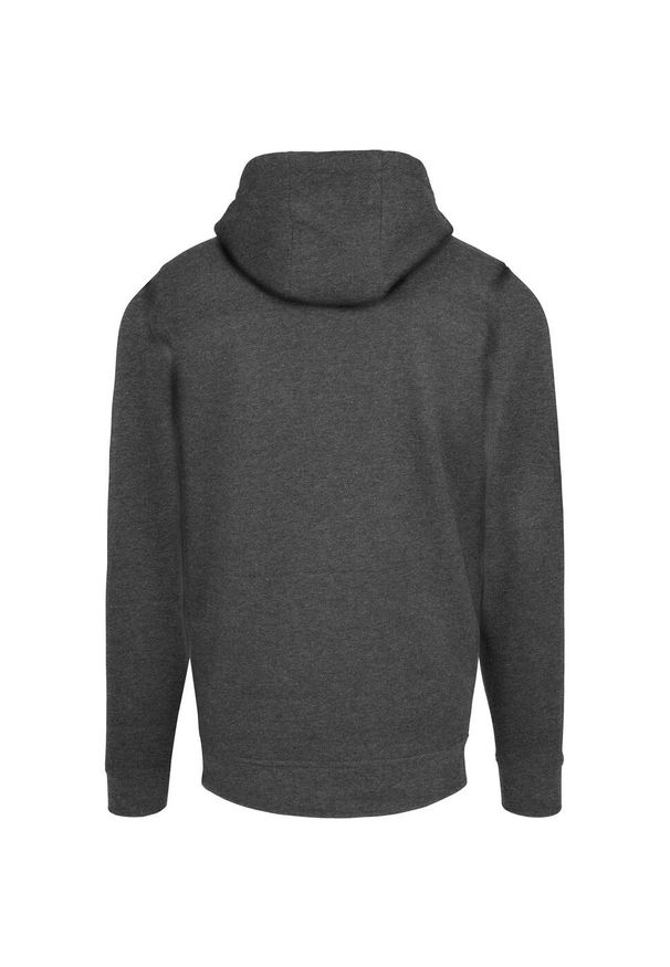 BUILD YOUR BRAND - Bluza Z Kapturem Unisex Dla Dorosłych Pełen Suwak Basic. Typ kołnierza: kaptur. Kolor: wielokolorowy, szary, brązowy