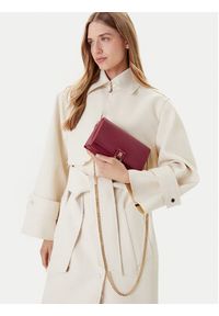 TOMMY HILFIGER - Tommy Hilfiger Torebka Th Her Flap W/Chain AW0AW17403 Czerwony. Kolor: czerwony. Materiał: skórzane #5
