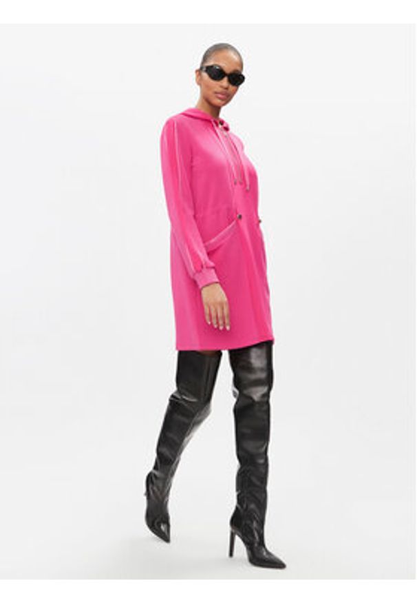 Liu Jo Sport Sukienka codzienna TA4023 J4616 Różowy Regular Fit. Okazja: na co dzień. Kolor: różowy. Materiał: syntetyk. Typ sukienki: proste, sportowe. Styl: sportowy, casual