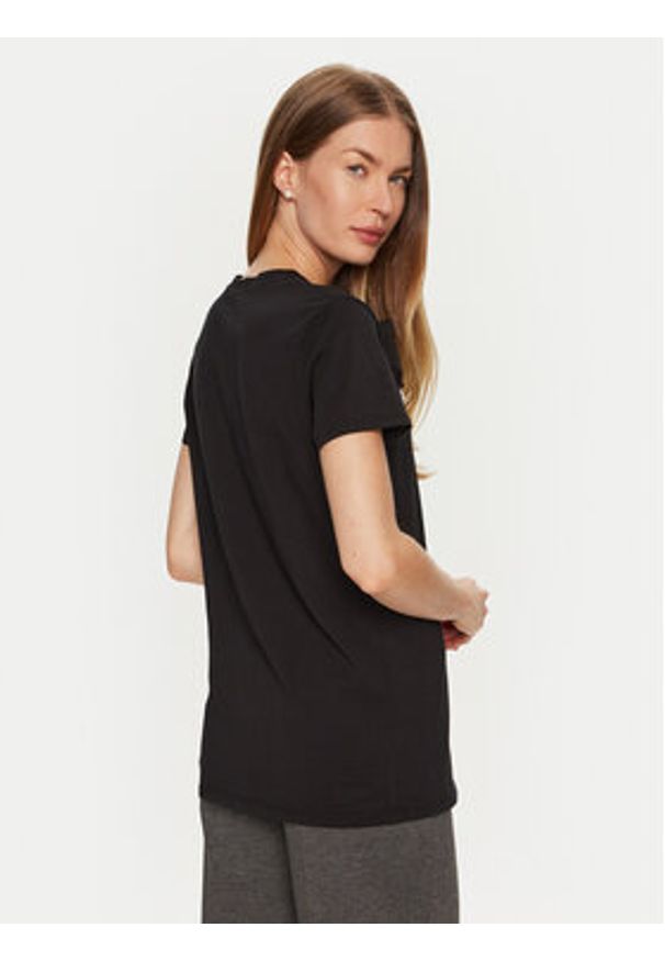 ViCOLO T-Shirt RS0042 Czarny Regular Fit. Kolor: czarny. Materiał: bawełna