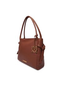 Love Moschino - LOVE MOSCHINO Torebka JC4056PP1PLL0200 Brązowy. Kolor: brązowy. Materiał: skórzane #4