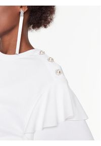 Custommade Bluzka Martina 999140105 Biały Regular Fit. Kolor: biały. Materiał: syntetyk #5