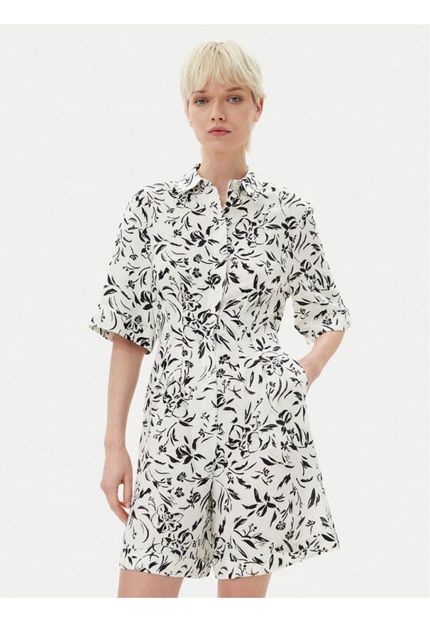 Karl Lagerfeld - KARL LAGERFELD Kombinezon A2W13014 Kolorowy Regular Fit. Materiał: wiskoza, len. Wzór: kolorowy