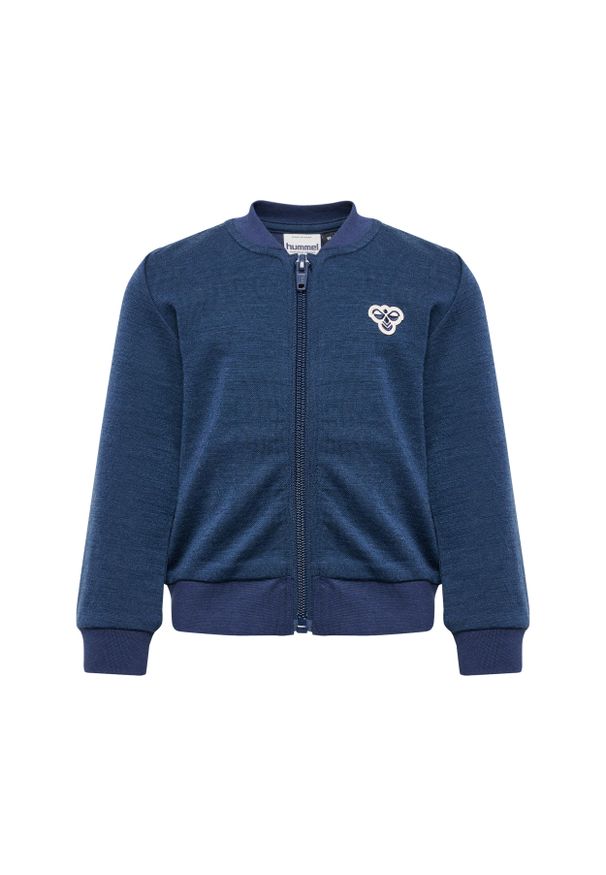 Dziecięca bluza dresowa zapinana na zamek Hummel Bee. Kolor: niebieski. Materiał: dresówka