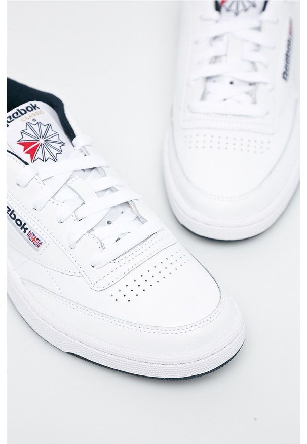 Reebok Classic - Buty Club C 85 AR0457. Zapięcie: sznurówki. Kolor: biały. Model: Reebok Club, Reebok Classic