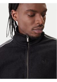 Adidas - adidas Bluza adicolor Denim Firebird KD1516 Czarny Loose Fit. Kolor: czarny. Materiał: bawełna #2