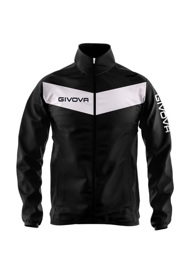 Givova Rain Kurtka Nero -bianco 2xl - Wodoodporny i oddychający. Kolor: wielokolorowy. Materiał: syntetyk