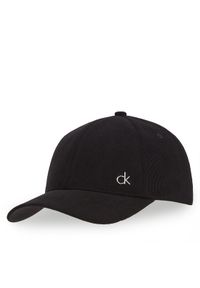 Calvin Klein Czapka z daszkiem Corduroy Cotton Cap K60K612894 Czarny. Kolor: czarny. Materiał: poliester, materiał #1