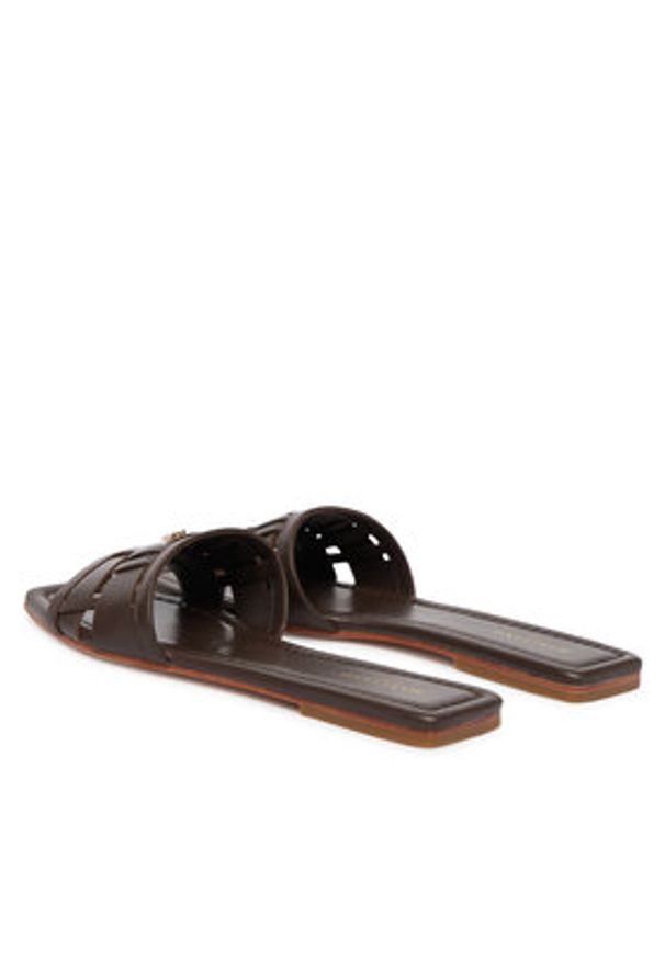 Marciano Guess Klapki G6GZ16 L0097 Brązowy ciemny. Kolor: brązowy. Materiał: skóra