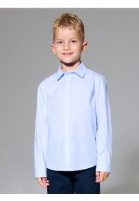 Sinsay - Bawełniana koszula - błękitny. Kolor: niebieski. Materiał: bawełna #1