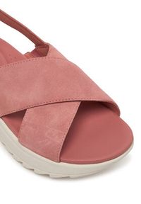 Clarks Sandały DashLite Wish 26186582 Różowy. Kolor: różowy. Materiał: skóra, zamsz #4