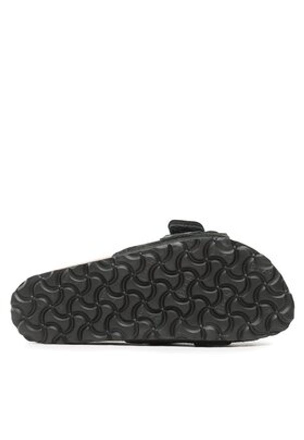 Birkenstock Klapki Oita 1024200 Czarny. Kolor: czarny. Materiał: skóra, nubuk