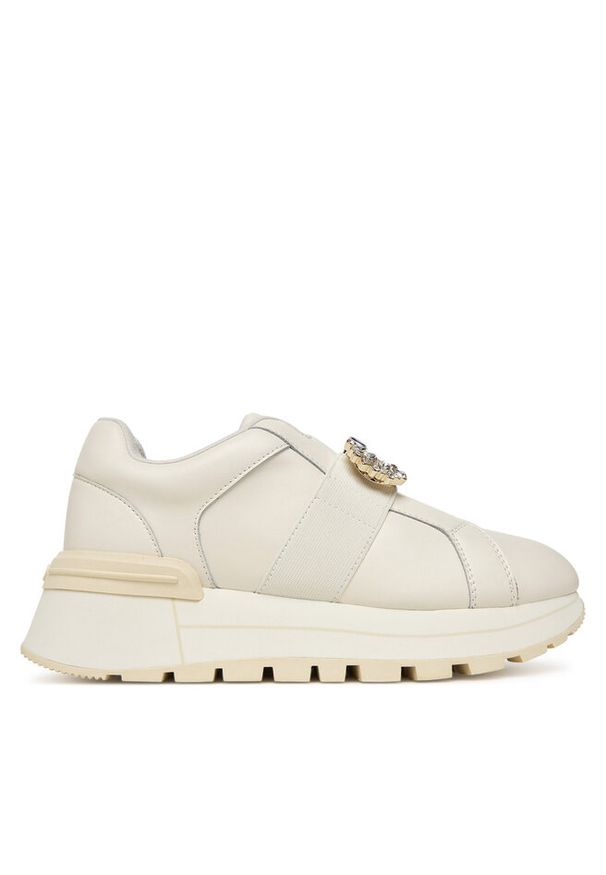 Sneakersy Liu Jo. Kolor: kremowy